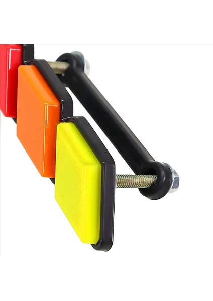 Toyota Tacoma 4runner Için Üç Renkli Izgara Rozeti Amblem Dekorasyon Arabası Kamyon Etiketi -Tundra Sequoia Rav4 Highlander (Yurt Dışından) modelleri