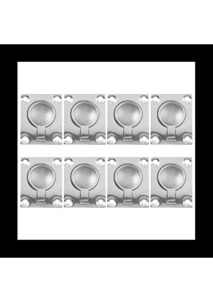 8 Adet 48 x 38MM Tekne Locker Hatch Dolap Dolabı Aydınlatma Montaj Halkası Tutamak Deniz Sörf Donanımı 316 Paslanmaz Çelik (Yurt Dışından)