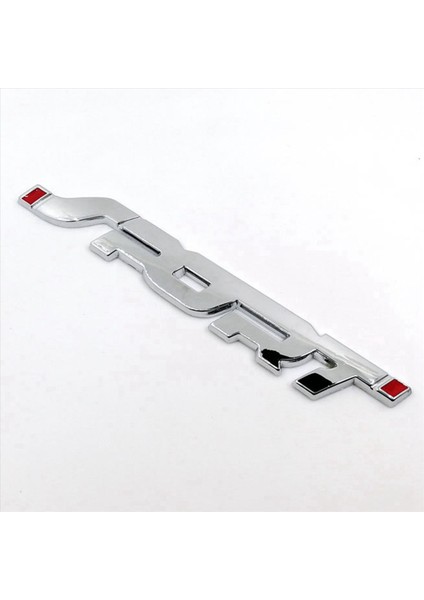 3x Sport Logo Amblem Araba Gagası Çamurluk Rozeti 3D Sticker Metal Çıkartma Aksesuar Gümüş (Yurt Dışından) indirimleri