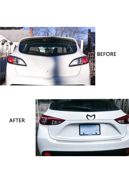 10X Siyah Kötülük M Logo Amblem Rozet Çıkartma Mazda Için Tüm Model Araba Gövdesi Arka Gövde Çıkartma Etiketi Isim Plakası Dekoru (Yurt Dışından)