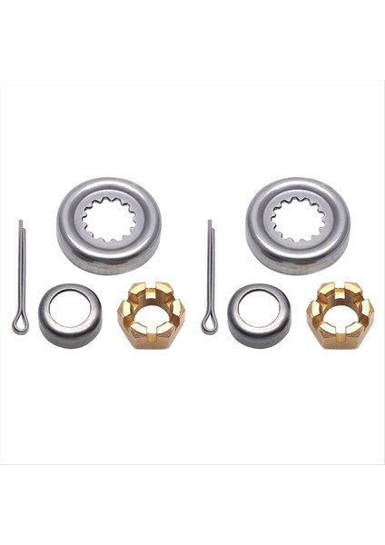 2x Pervane Aracı Kiti 66T-W4599 Yamaha Dıştan Takma Motor F30-F60 4t/2t Hidea Parsun 90171-16011 Kale Somun (Yurt Dışından)