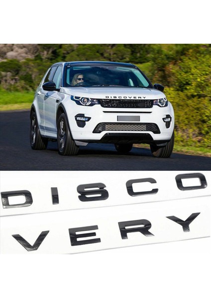54X 3D Parlak Siyah Mektup Keşif Araba Arka Ön Rozet Emblem Çıkartma Land Rover Ön Kaput Arka Bagaj (Yurt Dışından) indirimleri