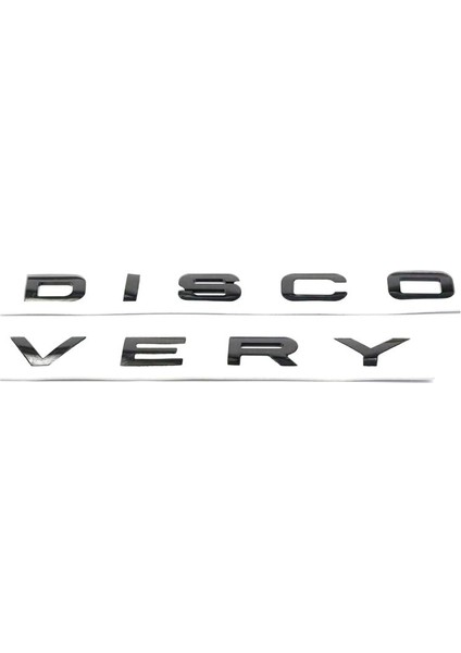 4x 3D Parlak Siyah Mektup Keşif Araba Arka Ön Rozet Emblem Çıkartma Land Rover Ön Kaput Arka Bagaj (Yurt Dışından) modelleri