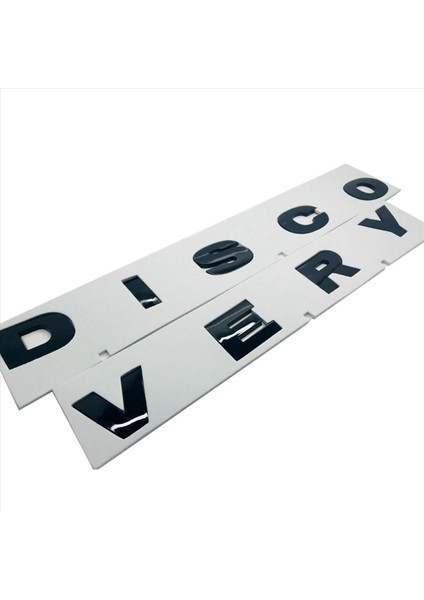 27X 3D Parlak Siyah Mektup Keşif Araba Arka Ön Rozet Emblem Etiket Çıkartması Land Rover Ön Kaput Arka Bagaj (Yurt Dışından)