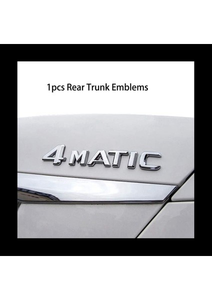 5x 4matik Gümüş Otomatik Gaga Kapı Çamurluk Tampon Rozeti Çıkarma Emblemi Yapışkan Bant Etiketi Mercedes-Benz Için Değiştirme (Yurt Dışından) fırsatları