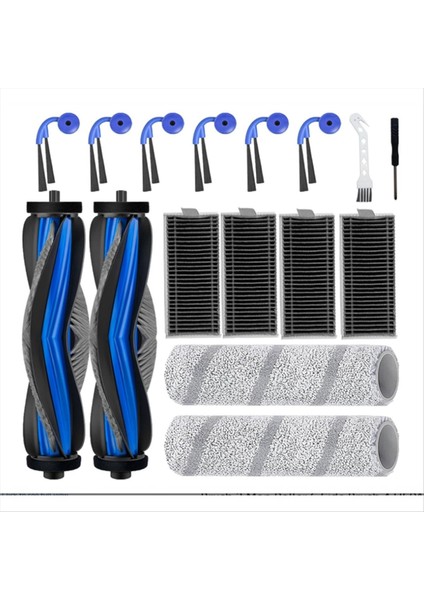 Aksesuarları Kitleri Ecovacs Deebot Için X11 Omnicyclone / X11 Pro Omni / X11 Pro / X11 Elektrikli Süpürge Parçaları Ana Fırça Paspas Rulo (Yurt Dışından)