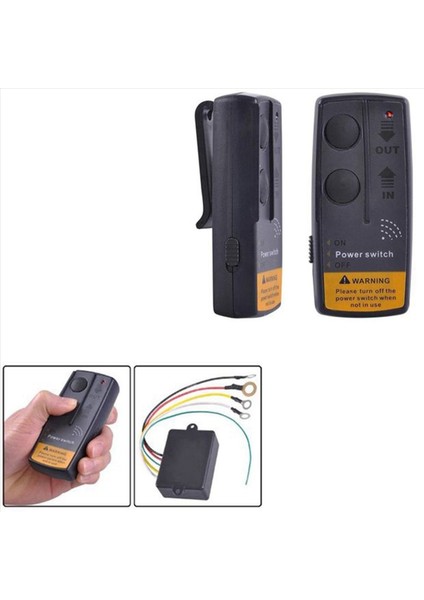 5x 12V Kablosuz Vinç Uzaktan Kontrol Kiti Araba Atv Suv Utv Universal Için (Yurt Dışından) fiyatları