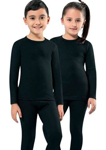 Unisex Çocuk Termal Body %65 Viskon %30 Polyester %5 Likra Uzun Kol Rahat Kalıp fiyatları
