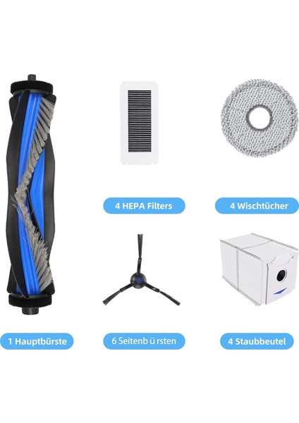 Ecovacs Deebot N30 Omni, N30 Pro Omni Robot Süpürge Yedek Parçaları Için Aksesuar Kiti (Yurt Dışından) fiyatları