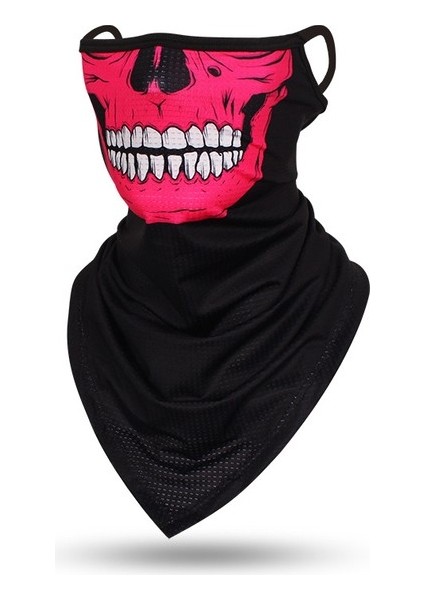 Çok Işlevli Eşarp Kafatası Yüz Maskesi Bisikle (Yurt Dışından)