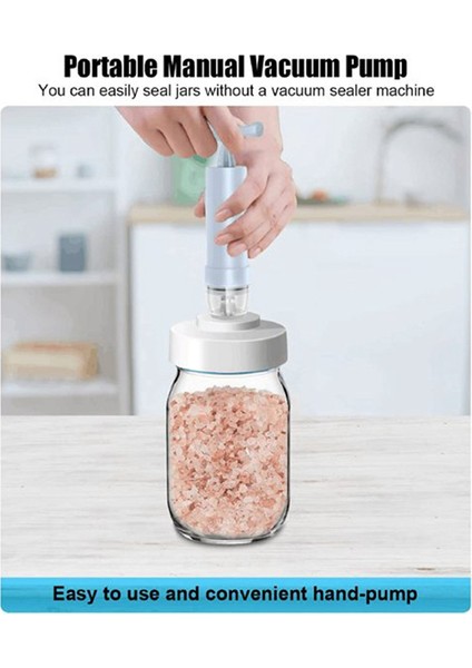 Kavanoz Vakumlama Seti - Kavanoz Vakumlama Makinesi, Foodsaver Vakumlama Makinesiyle Uyumlu (Yurt Dışından) fırsatları