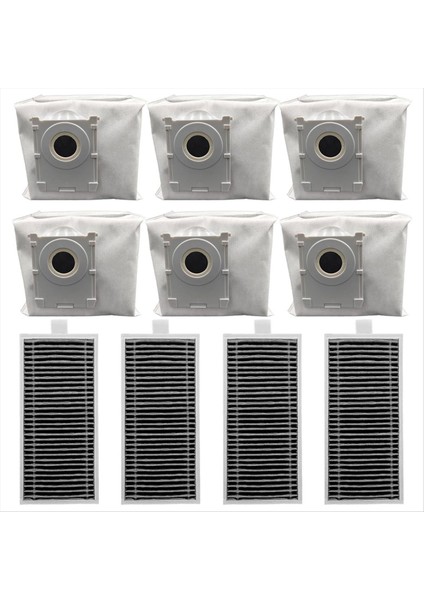 10 Adet Toz Torbası Hepa Filtre Ecovacs Deebot Için X11 Pro Omnı / X11 Pro / X11 Robotlu Süpürge Parçası (Yurt Dışından) fiyatları