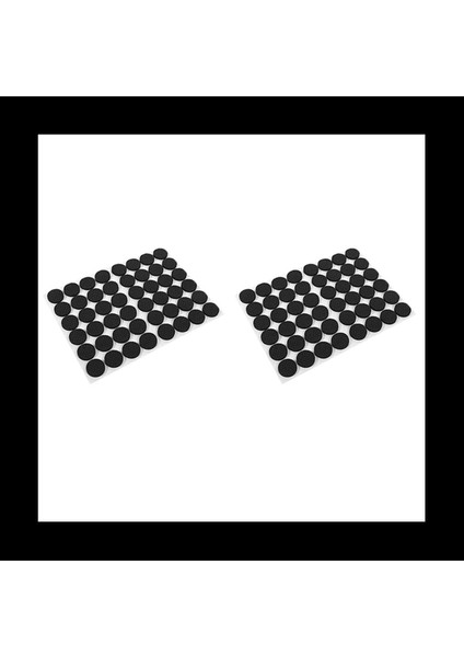 2x Anti -Kayma Mobilya Ped Kendi Kendine Yapışkan Yuvarlak Kaymaz Kalınlaştırılmış Ayaklar Zemin Koruyucular Masa Masa Sandalye Kanepe (Yurt Dışından)