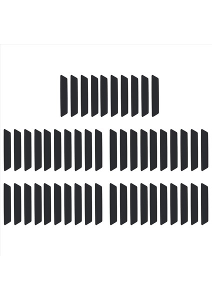 50 Adet Kendi Yapışkan Halı Çıkartması Kavrama Tutkal Halı Zemin Paspası Sabit Çıkartmalar Sağ Açılı Yamuk (Yurt Dışından)