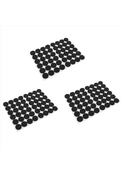 3x Anti -Kayma Mobilya Ped Kendi Kendine Yapışkan Yuvarlak Kaymaz Kalınlaştırılmış Ayaklar Zemin Koruyucular Masa Masa Sandalye Kanepe (Yurt Dışından)