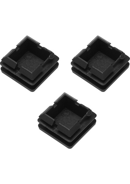 Kare Masa Sandalye Bacak Tüp Boru Ayakları Ekleme Kapağı 25MMX25MM 40PCS Siyah (Yurt Dışından) fiyatları