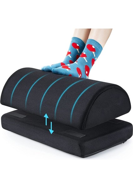 Çalışma Masasının Altında Ayak Dinlenmesi Çift Katmanlı Ayarlanabilir Tabure Ofis Için Uygun (Yurt Dışından) fırsatları