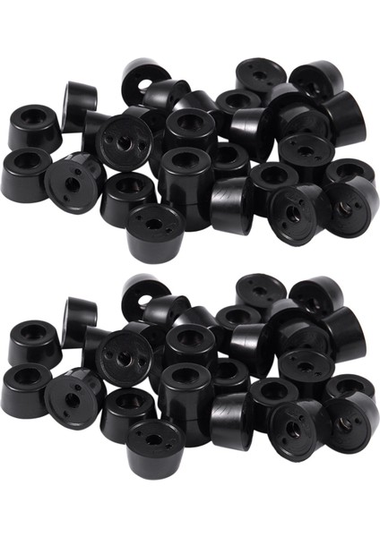 Ev Mobilyaları Siyah Kauçuk Ayaklar 13 mm x 7 mm 60 Pcs (Yurt Dışından)
