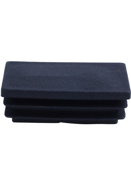 Plastik Dikdörtgen Boşluk Uç Tüp Kapakları Ekler 25X50MM 180PCS Siyah (Yurt Dışından) fiyatları