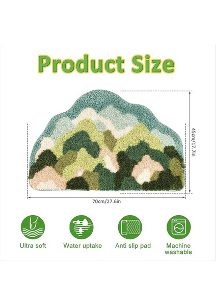 Sevimli Banyo Halı Banyo Paspasları Süper Emici Yumuşak Mikrofiber Slip Olmayan Banyo Pasası Giriş Kapısı Mat Tuvalet Küvet Halı B (Yurt Dışından) fiyatları