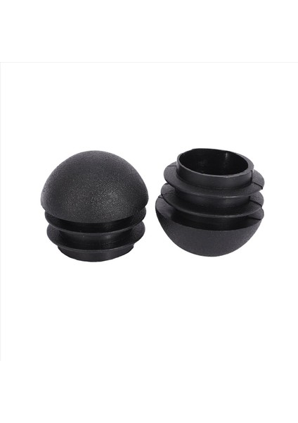 12 Pcs 25MM Dıa Plastik Yuvarlak Tüp Ekler Uç Kartak Kapaklar Siyah (Yurt Dışından) modelleri