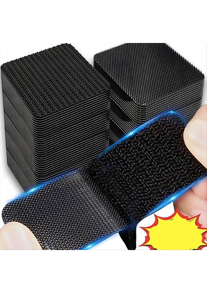 80SET Çift Yüzlü Yapışkan Sabitleme Çıkartmaları Halı Pedi Gösterge Tablosu Sabit Ev Kat Önleyici Bant Çıkartması C (Yurt Dışından) fiyatları