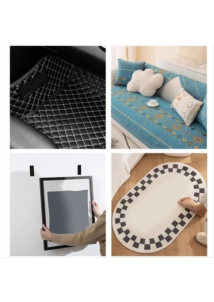 Halı Sabitleme Çıkartmaları Çift Yüzlü Yapışkanlı Araba Halı Sabit Yamalar Ev Zemin Ayağı Paspaslar Önleyici Kavrama Bantlar B (Yurt Dışından)