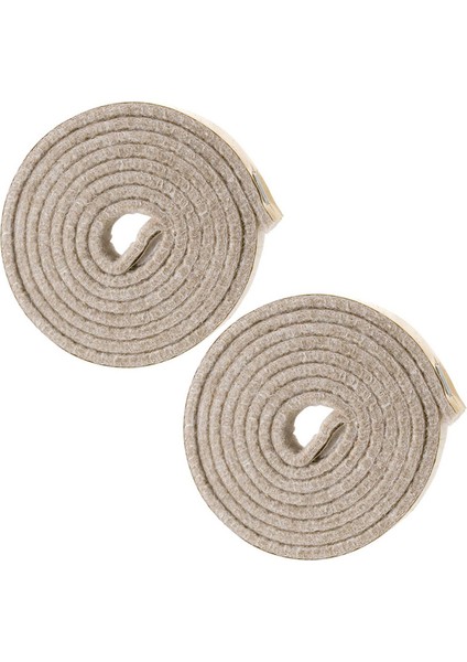 Sert Yüzeyler (1/2 Inç x 60 Inç) Kremsi-Beyaz Için 2x Kendi Kendine Yapışan Ağır Hizmet Tipi Keçe Şerit Rulosu (Yurt Dışından)