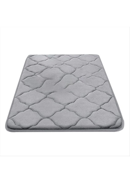 Bellek Köpük Banyo Mat Rug Ultra Yumuşak Kaymaz ve Emici Banyo Halı Makine Yıkama Kuru Rahat Gri (Yurt Dışından) modelleri