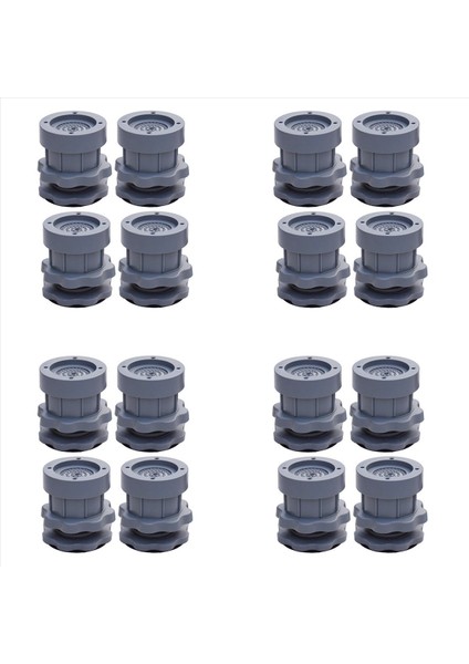 16PC Ayarlanabilir Çamaşır Makinesi Anti Titreşim Anti Pad Şok Yok Ayakları Mat Buzdolabı Zemin Mobilya Koruyucu (Yurt Dışından)