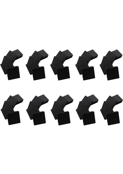 Plastik Kare Boru Ekleri Uç Blanking Kapak Kapakları 50MMX50MM 50 Pcs (Yurt Dışından)