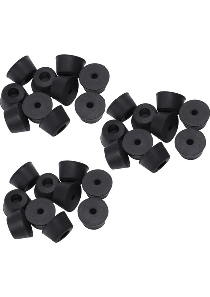 30 Adet 21 x 12 mm Konik Konik Gömme Ayaklar Kauçuk Tampon Malzeme Kauçuk (Yurt Dışından)