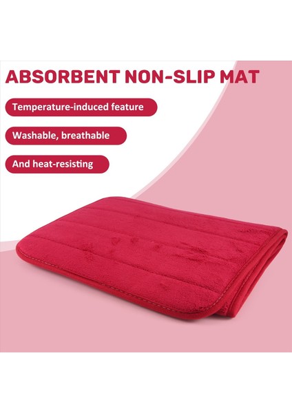 120X40CM Emici Kaymaz Bellek Köpük Mutfak Yatak Odası Kapı Zemin Mat Halı Halı Tarih-Kırmızı (Yurt Dışından) indirimleri