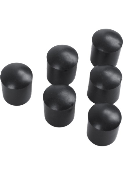 Kauçuk Kapaklar 400 Parçalı Siyah Kauçuk Tüp 10 mm Yuvarlak Uç (Yurt Dışından) indirimleri