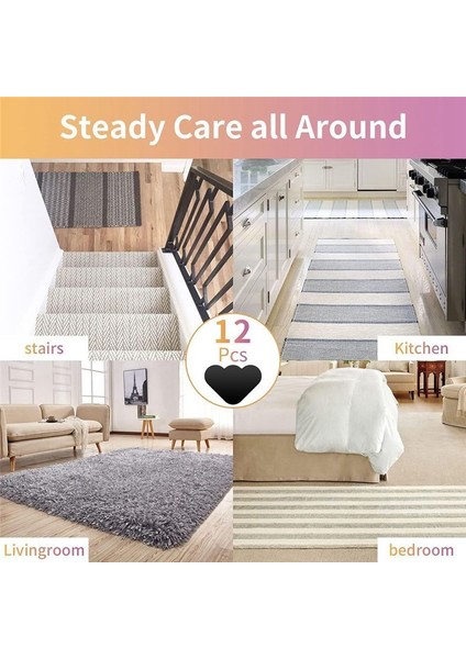 Halı Tutucu Çift Taraflı Kaymaz Halı Bant Çıkartmaları Halı Pedi Halı Bant Köşe Yan Tutucu Zemin ve Fayans Için (Yurt Dışından) fiyatları