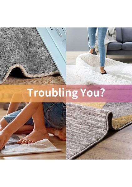 Halı Tutucu Çift Taraflı Kaymaz Halı Bant Çıkartmaları Halı Pedi Halı Bant Köşe Yan Tutucu Zemin ve Fayans Için (Yurt Dışından) fırsatları