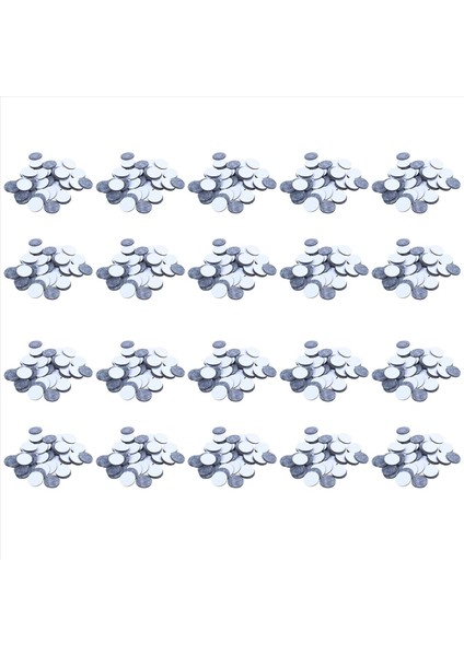 1000 Pcs Yuvarlak Şekilli Masa Sandalye Mobilya Bacak Keçe Mat Pedi Gri (Yurt Dışından)