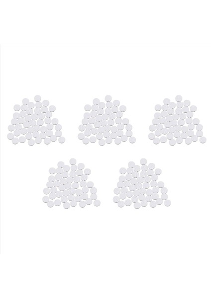 Kendi Yapışlı Mobilya Yuvarlak Sert Yüzeyler Için Keçe Pedleri 240-PCS (Yurt Dışından)