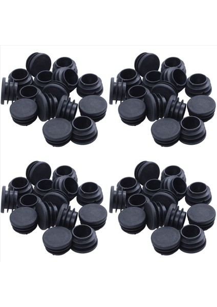 60 Adet Sandalye Masa Ebil Ucu Uç 25MM Çapında Yuvarlak Plastik Takılmış Tüp (Yurt Dışından)