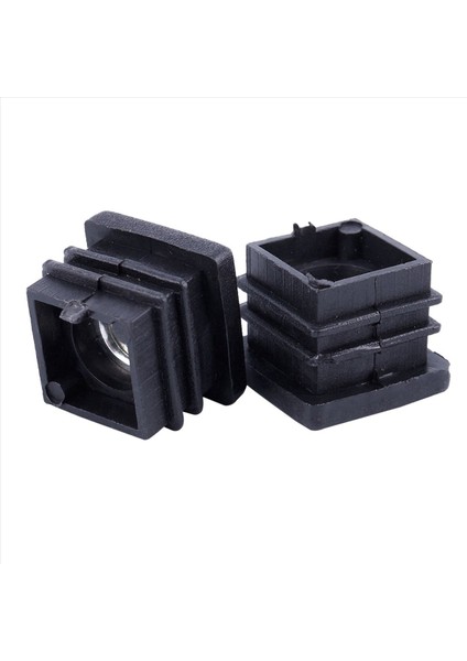 Kare Tüp Boru Uç Kapakları Ekleme Fişleri M8 Iplik 20X20MM 60PCS Siyah (Yurt Dışından) modelleri