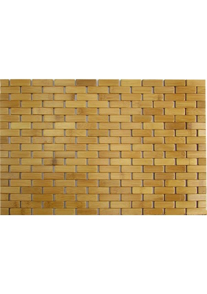 Tik Ahşap Banyo Mat Feet Duş Zemin Doğal Bambu Kaymaz Büyük 50X70CM (Yurt Dışından)