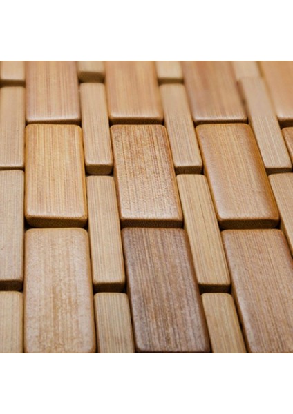 Tik Ahşap Banyo Mat Feet Duş Zemin Doğal Bambu Kaymaz Büyük 50X70CM (Yurt Dışından) indirimleri