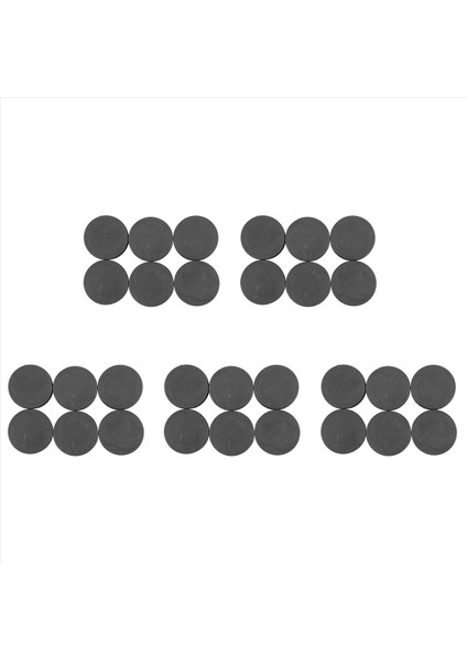 30PCS Plastik Blanking Uç Kapak Boru Tüpü Takma Tapa Kapak 40MM Siyah (Yurt Dışından)