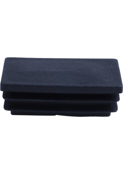Plastik Dikdörtgen Boşluk Uç Tüp Kapakları Ekler 25X50MM 90PCS Siyah (Yurt Dışından) fiyatları