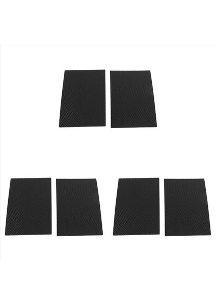 6 Tablet Anti Kayma Mobilya Pedleri Kendi Kendine Yapışkan Olmayan Kalınlaştırılmış Kauçuk Ayaklar Zemin Koruyucular Sandalye Kanepe (Yurt Dışından)
