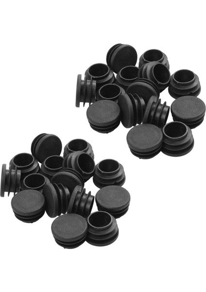 48 Pack Sandalye Masa Bacakları Fiş 22MM Çapı Yuvarlak Plastik Kapak Dişini Eklenmiş Tüp Zemini ve Yumru (Yurt Dışından)