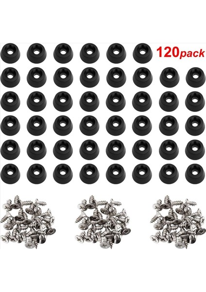 480 Pcs Paslanmaz Çelik Vidalı Yumuşak Kesme Tahtası Kauçuk Ayakları Mobilya ve Aletler Için 0 28 x 0 59 (Yurt Dışından) modelleri