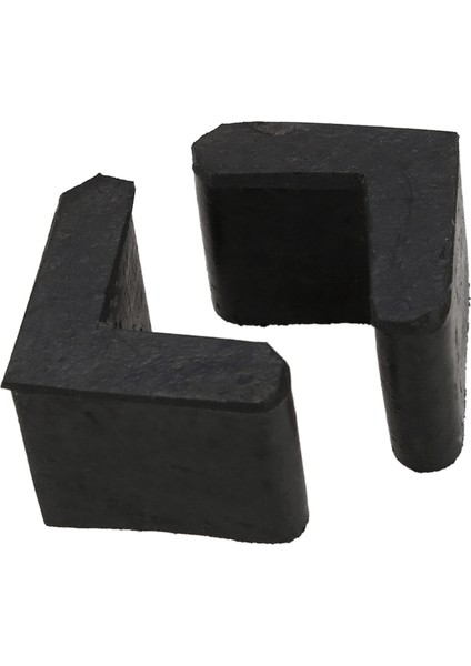 Kauçuk L Şeklinde Açılı Demir Ayak Pedleri 20 Adet Siyahı Kaplar (Yurt Dışından) indirimleri