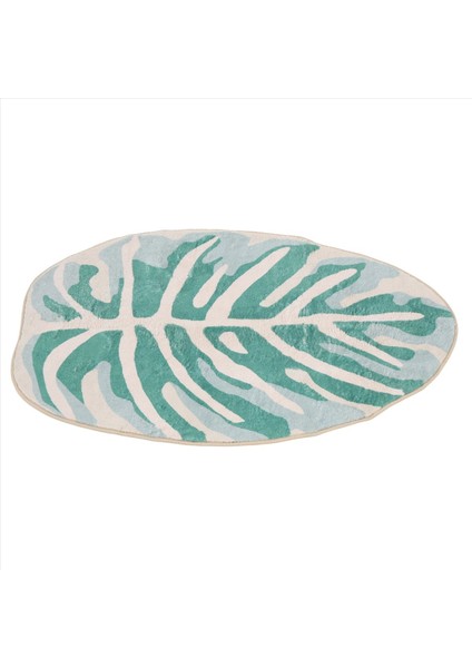 Modern Yaprak Desen Banyo Tuvalet Su Geçirmez Mikrofiber Banyo Mat Yaprak Yeşil Tropikal Bitkiler Ev Kapısı Slip 1 (Yurt Dışından) fiyatları