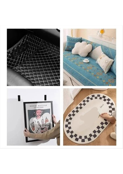 80SET Çift Yüzlü Yapışkan Sabitleme Çıkartmaları Halı Pedi Gösterge Tablosu Sabit Ev Kat Önleyici Bant Çıkartması B (Yurt Dışından) indirimleri